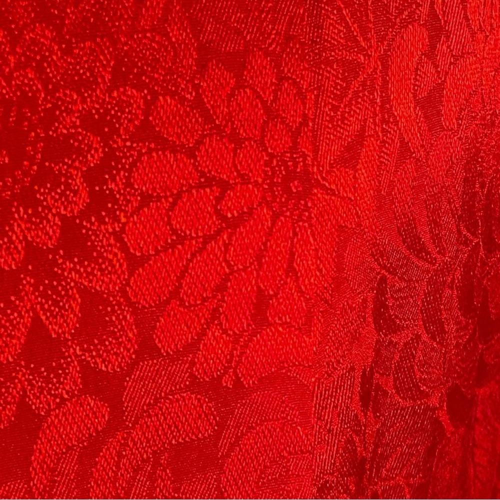 Red Silk Women's Kimono Chinese new year good luck fire horse - Picture 3 of 7